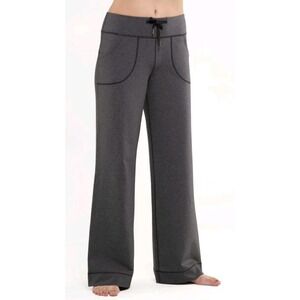 Lululemon Still Pant Women 4x31 Relaxed Fit Wide Leg Gray Yoga Pull On Lounge